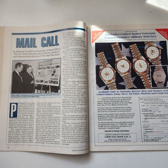 The American Legion Magazine World War II Commemorative Issue September 1991 - Picture 5 of 10